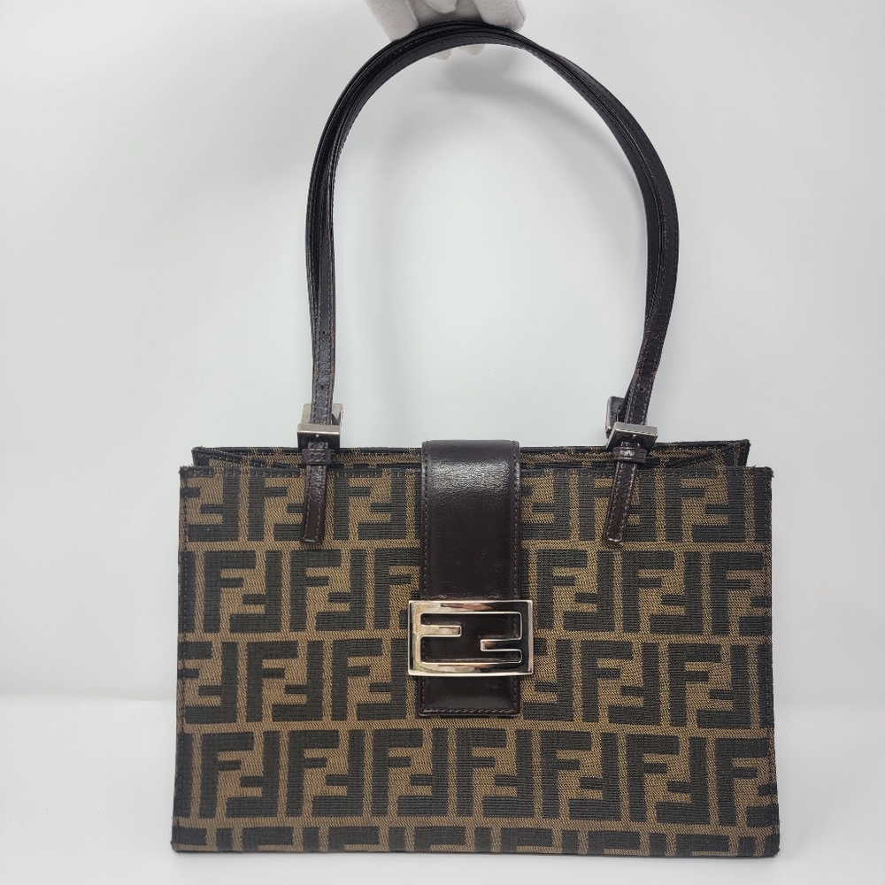 FENDI Vintage Zucca Tote Bag